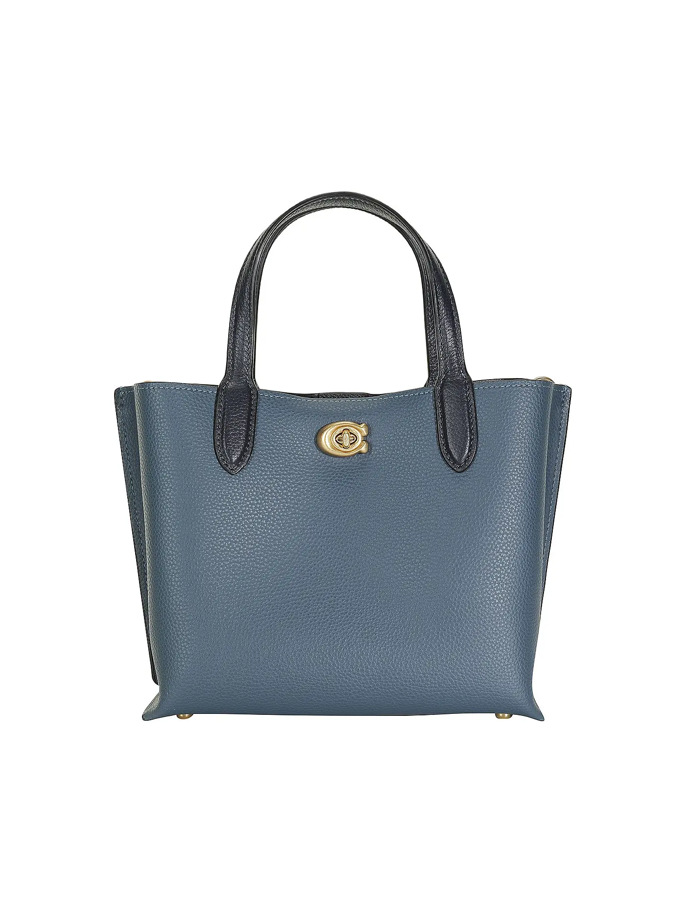 COACH | Ledertasche - Mini Tote Bag WILLOW TOTE 24 | dunkelblau